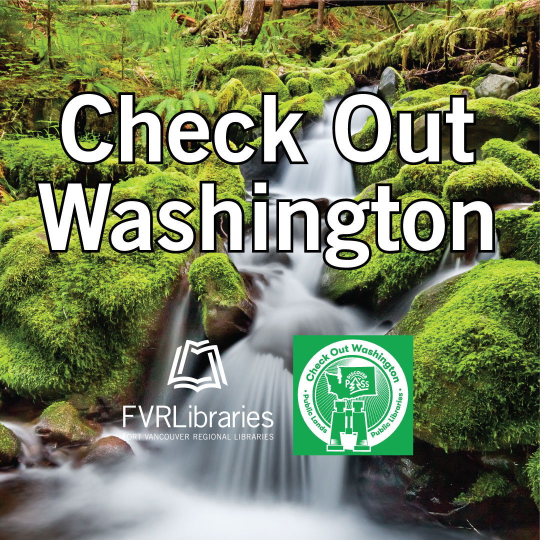 Check Out Washington image with wooded hill and stream