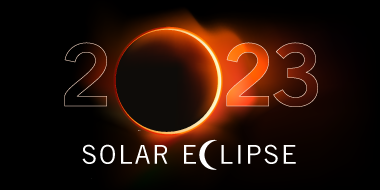 Partial solar eclipse image