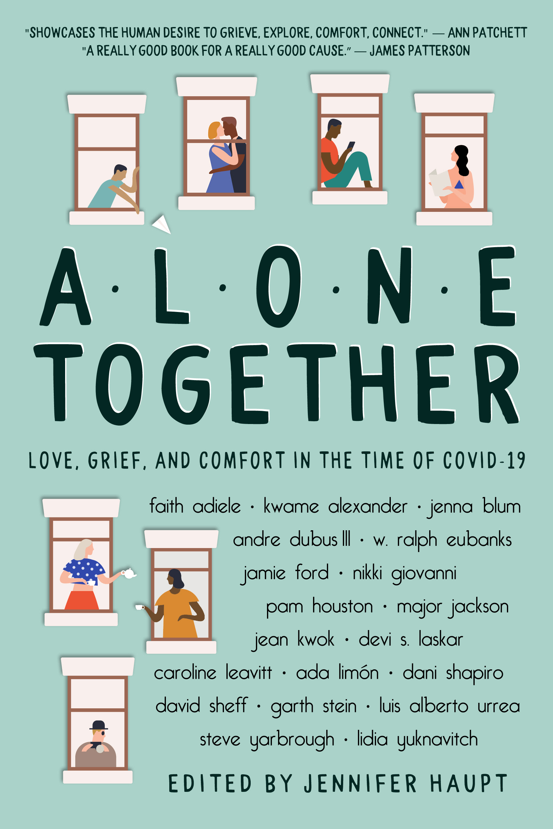 Book cover for "Alone Together: Love, Grief, and Comfort in the Tme of COVID-19"