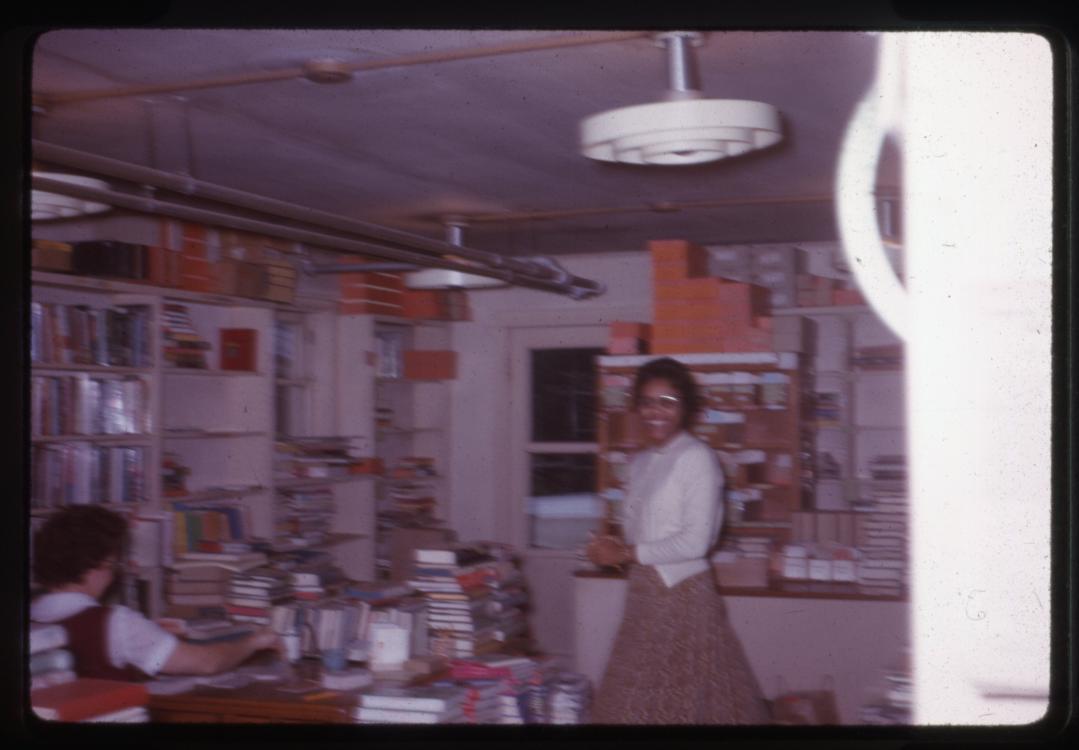 Picture of Thelma Campbell, a Carnegie Library worker, circa the early 1960s
