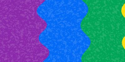 Rainbow pattern of colors 